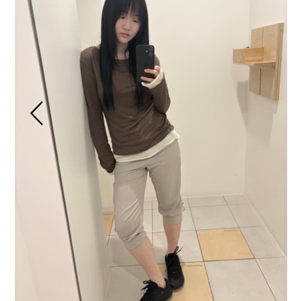 사파리스팟 Layered Edge Sleeve (Brown)