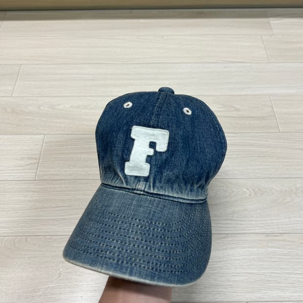 택포11) 풀카운트 6843hw 워싱 데님 볼캡