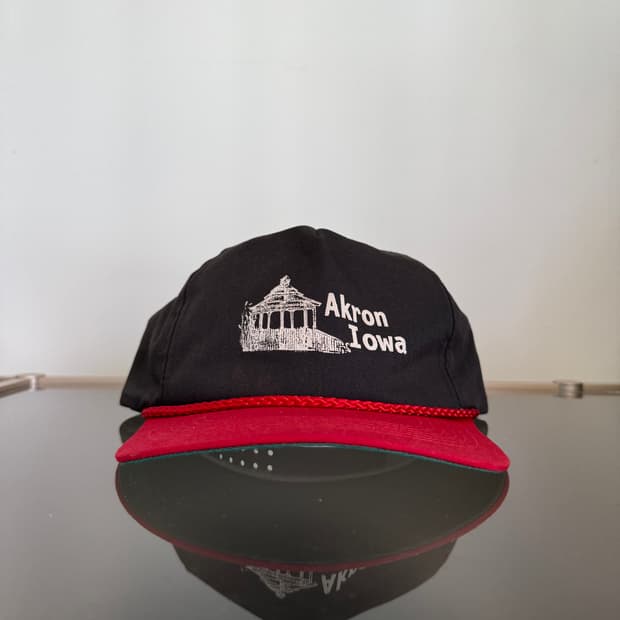USA Akron Iowa 빈티지 모자 볼캡 vintage cap 