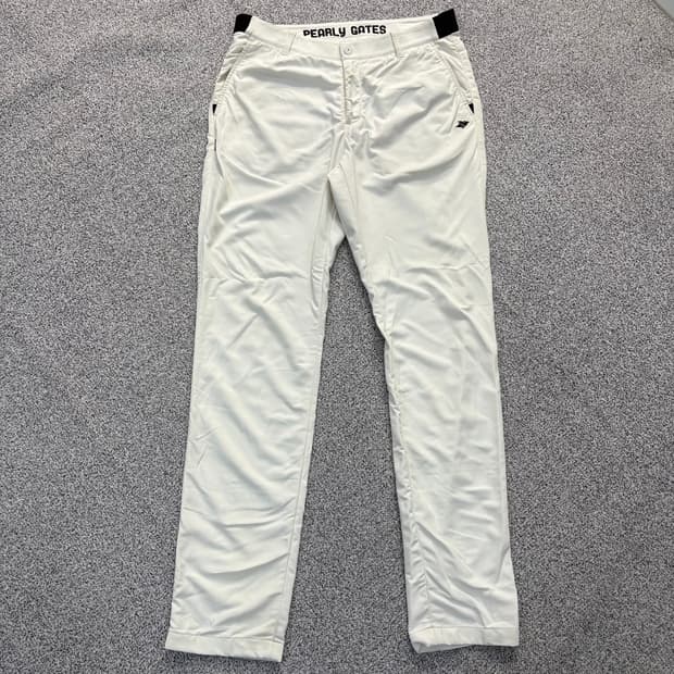 6 파리게이츠 골프 팬츠 화이트 바지 0312J