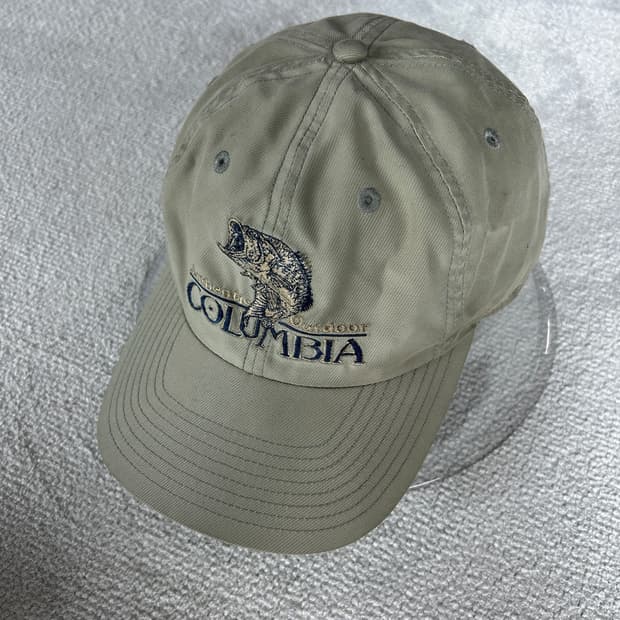 컬럼비아 볼캡 모자 카키색