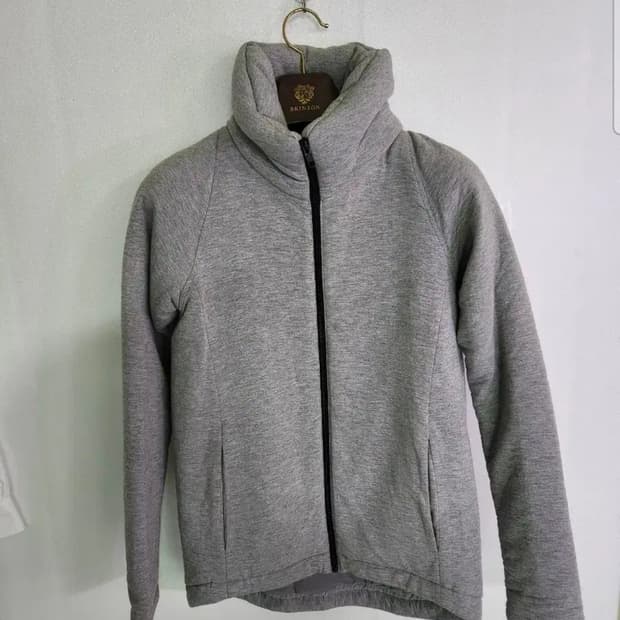 theory 여성 그레이 하이넥 집업 자켓/총장63/가슴44/44~55