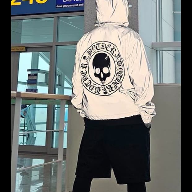 바이더알 리플렉티브 스카치 바람막이 자켓