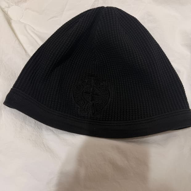 크롬하츠 와플 비니 블랙