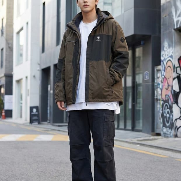 블랙야크 빅사이즈 고어텍스 레오파드 자켓_125