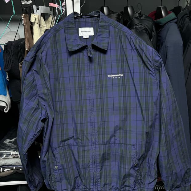 디네댓 체크 자켓