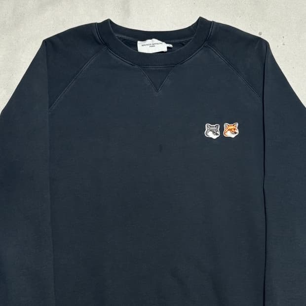 XL 메종키츠네 더블폭스 맨투맨