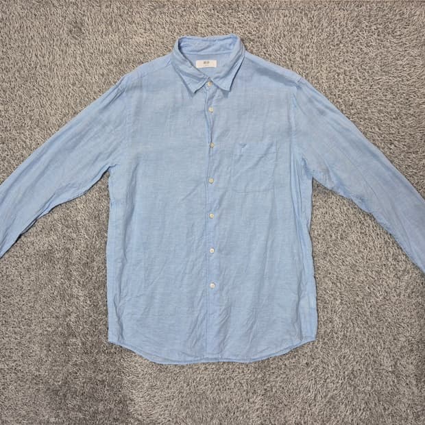 유니클로 남성 린넨 셔츠 XL