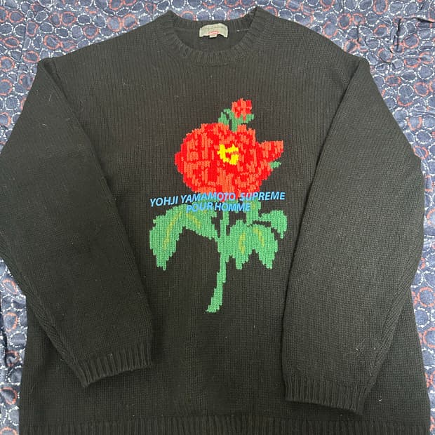 슈프림 요지야마모토 니트