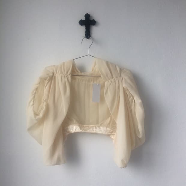 Open bolero cardigan