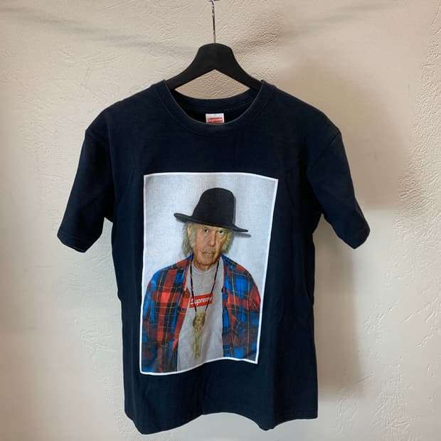 슈프림x닐영 초상화 반팔티