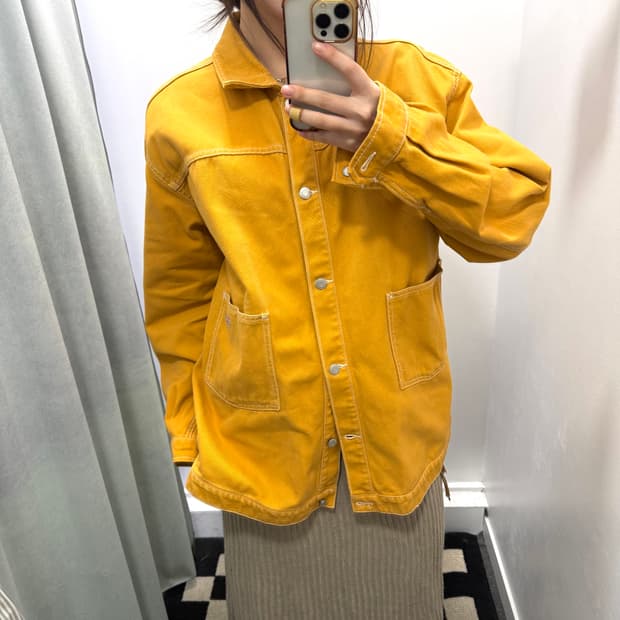 Golden bear 옐로우 워크 자켓