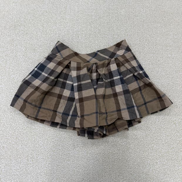 36 버버리 체크 치마 반바지 0202T2