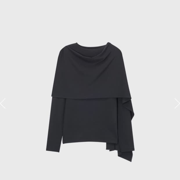 monoha wool muffler t-shirt