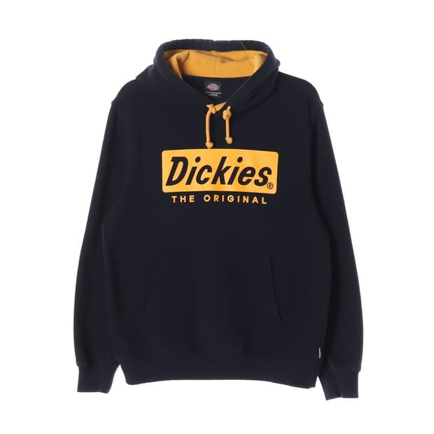 디키즈 빅로고 배색 네이비 후드티 L