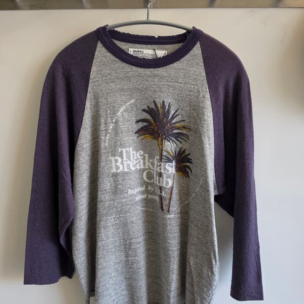 다이리쿠 21fw Brat Pack 래글런 7부 티셔츠