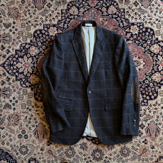 마이클 바스티안 캐시미어 플란넬 자켓 100