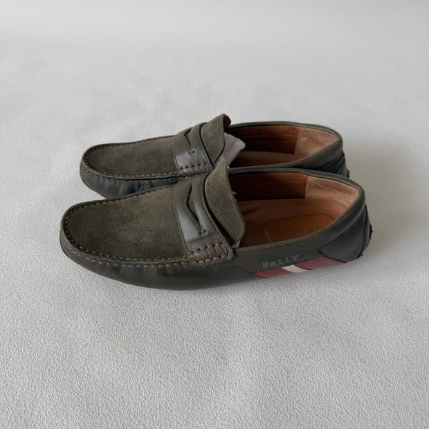 [US8]발리(BALLY) 드라이빙 슈즈(KHAKI, ITALY)