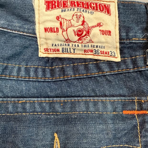 True Religion BILLY World Tour Denim 36