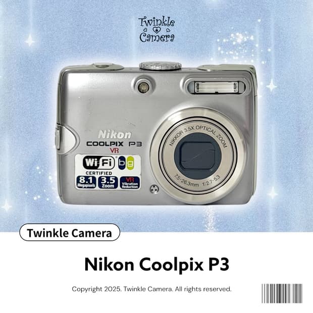 (희귀⚡️) Nikon 니콘 쿨픽스 P3(p4)