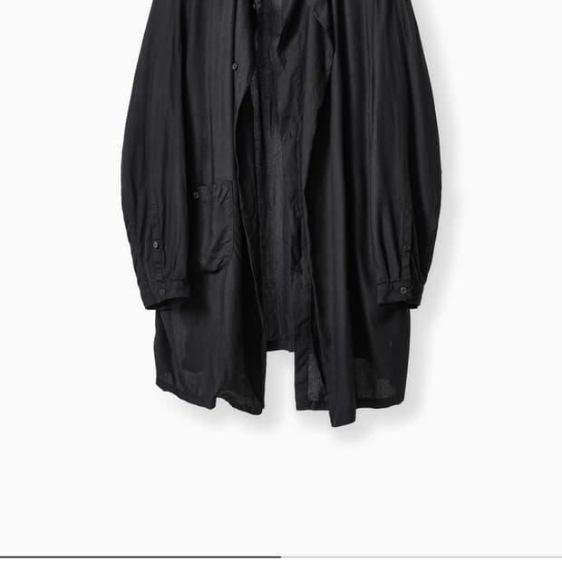 이얼즈어고 Washed Rayon Drapery Layered Shirt