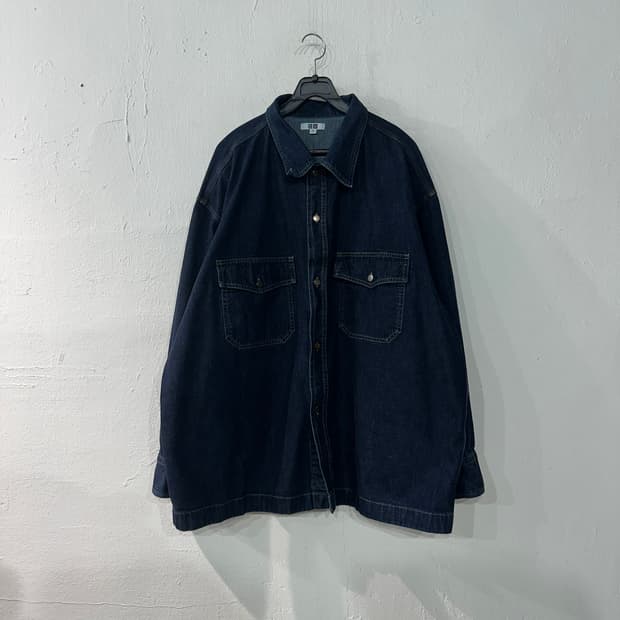 유니클로U 데님 청남방 3XL