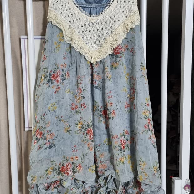 axes femme 엑시즈팜 장미레이스 원피스