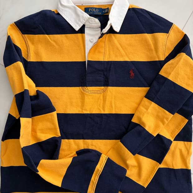 폴로 랄프로렌 꿀벌 럭비티
