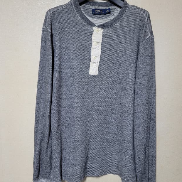 폴로 랄프로렌 헨리넥 와플 니트