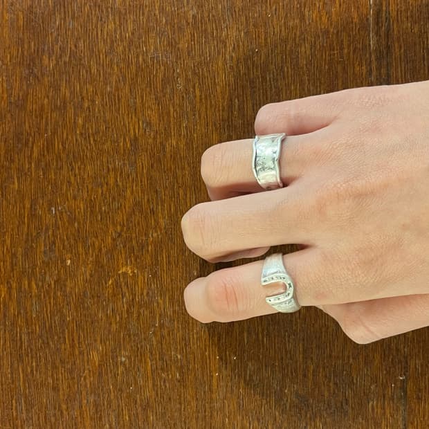 새상품 여성 신주 길 오픈링 반지 