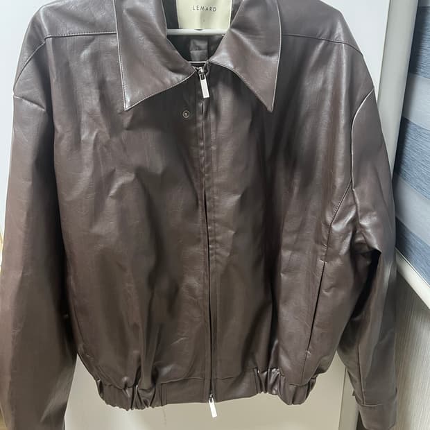 LEMARD 르마드 레더 자켓 브라운