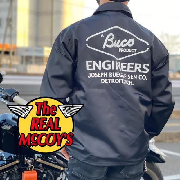 공용) 더 리얼 맥코이 Buco 엔지니어 코치 자켓 M