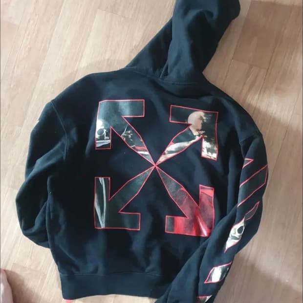 (M)오프화이트 카라바조 후드티