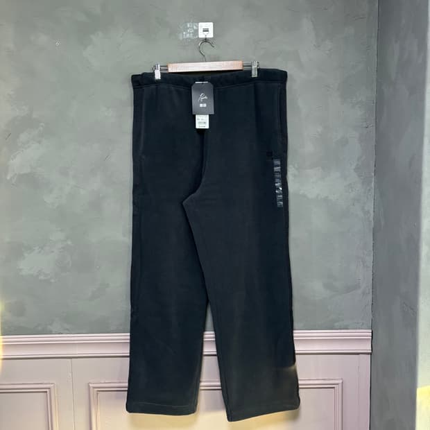 유니클로 니들스 플리츠 팬츠 다크그레이