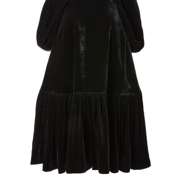 세실리에반센 벨벳 알렉사 원피스