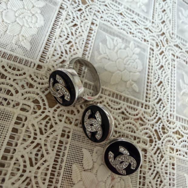 정품 샤넬 빈티지 악세사리