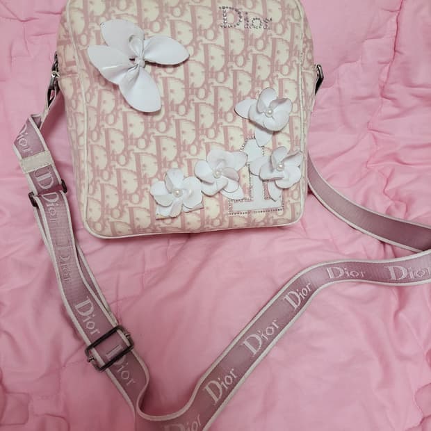 정품)급처상태양호!디올 오블리크핑크공주가방 숄더크로스백걸리백히메갸루양산형