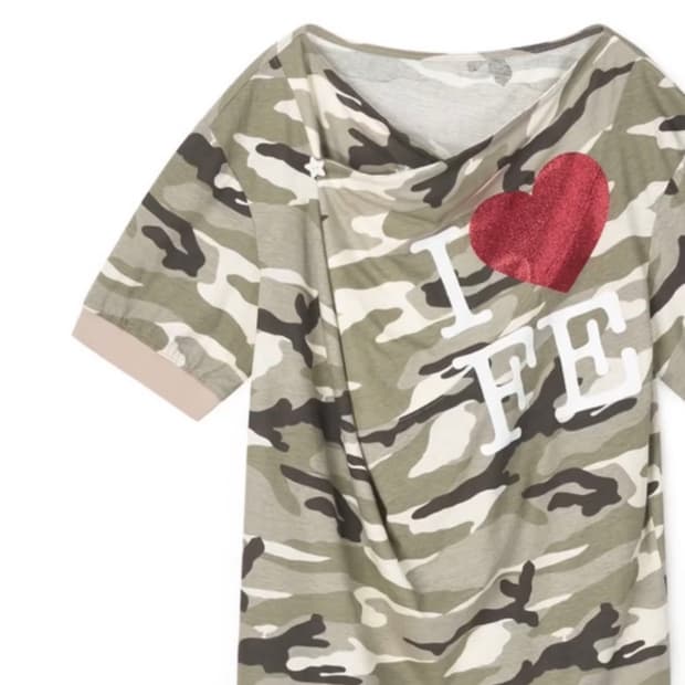 샵페어리 카모 티셔츠