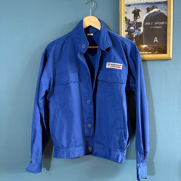 90s Euro Workwear BERICAP Patch Jacket