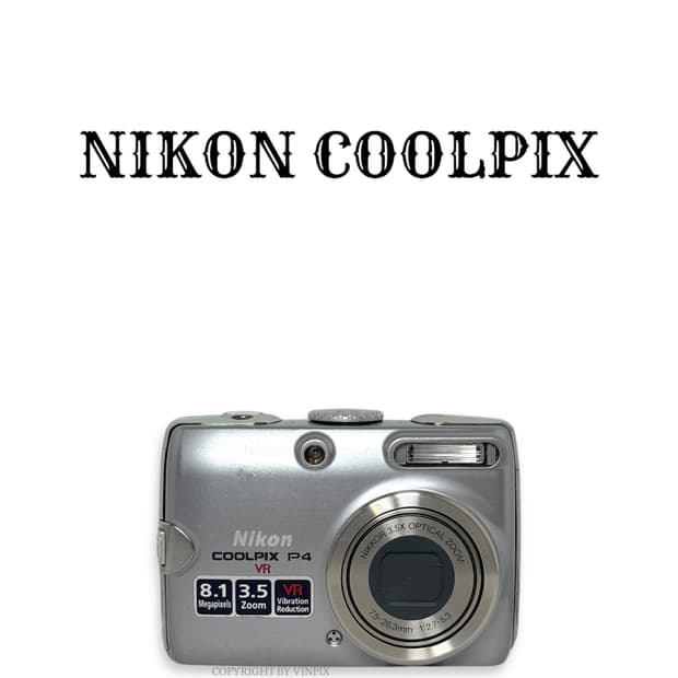 니콘 쿨픽스 P4(coolpix p4) 빈티지 디지털 카메라 디카