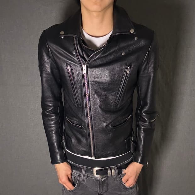 vintage rider leather jacket