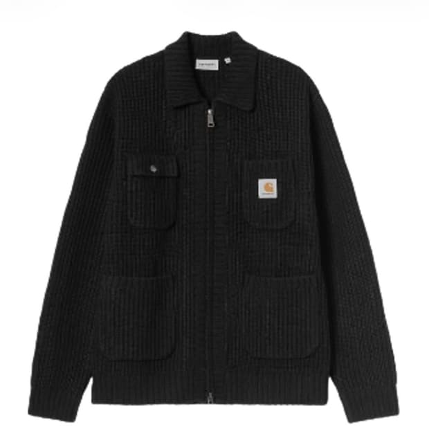 칼하트 wip 니트 자켓 블랙(M) 판매