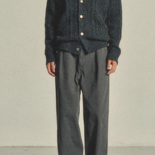 아트이프액츠 피셔맨케이블 가디건L 차콜