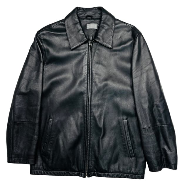 Tipicosi 티피코시 블랙 카우 레더 자켓 L