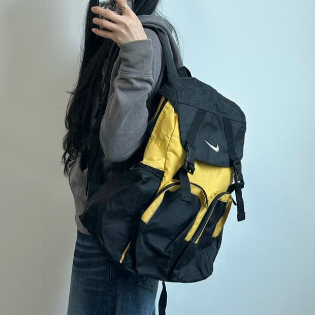 나이키 00s 빈티지 스우시 복조리 백팩