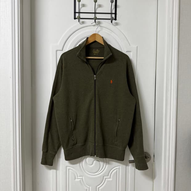 L사이즈 남성 폴로 니트 집업