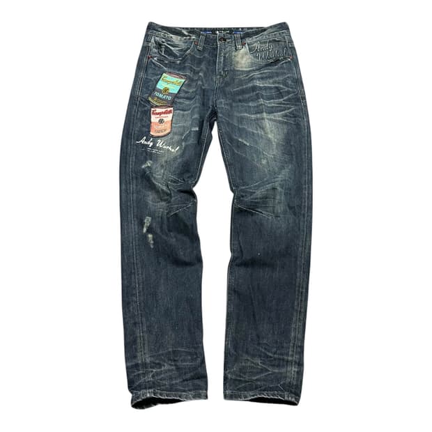 ✨ (바배) 앤디워홀 팝아트 데님 팬츠 