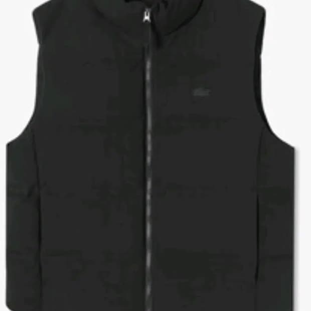 라코스테 구스다운 패딩 조끼