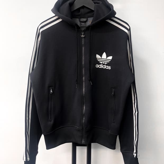 아디다스 3S 트레포일 후드 트랙 져지