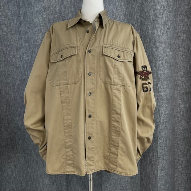폴로 진스 컴퍼니 밀리터리 셔츠/#3589